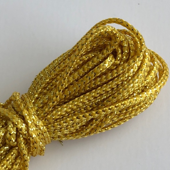 5/$10    9 YARDS 2MM Paracord Parachute Cord   GOLD GOLD - Picture 2 of 4